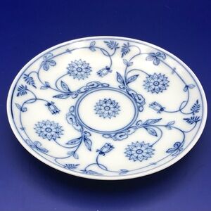 Classic Blue and White Floral Saucer